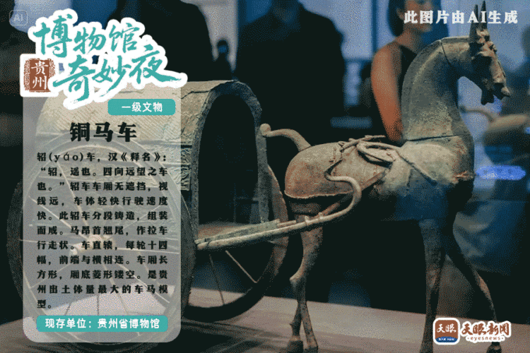 【AI唤醒长安梦】唐代女俑“活”了！驾乘青铜马车游夜市