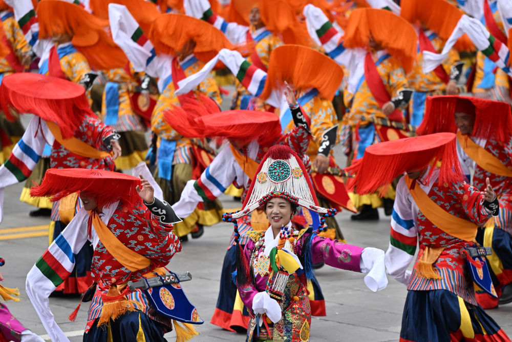 高清大图丨西藏自治区成立60周年庆祝大会现场直击