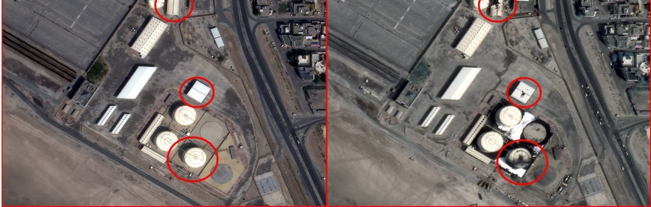 伊朗公布卫星图像显示美在中东多处军事设施遭破坏