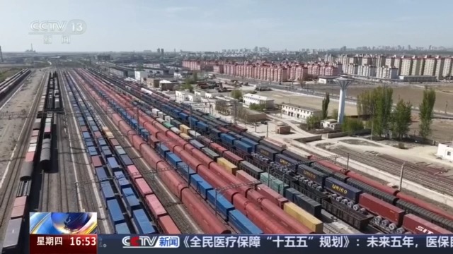 视频丨霍尔果斯口岸今年通行中欧中亚班列突破6000列