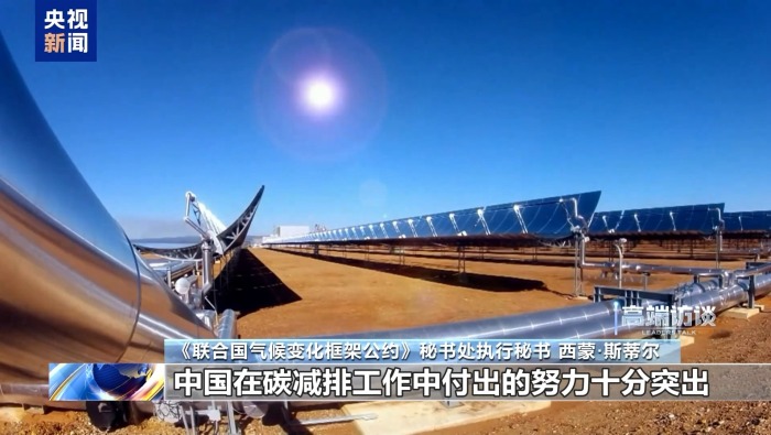 视频丨联合国官员：中国在全球气候治理中发挥重要作用