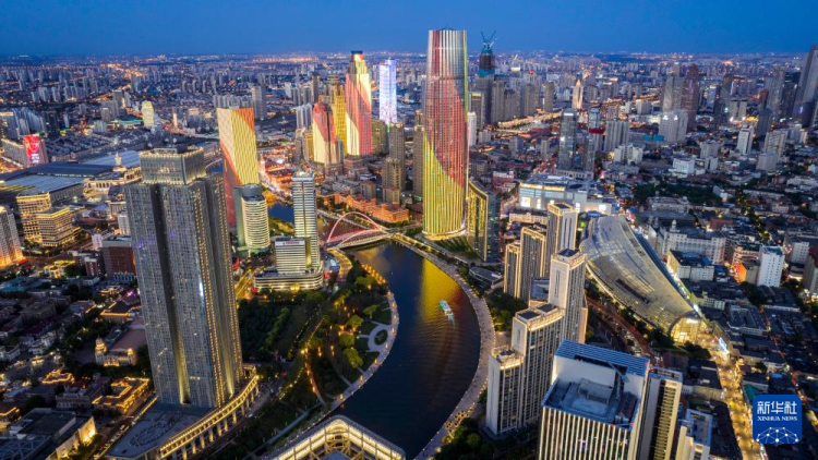 美丽中国｜璀璨灯光 扮靓津夜