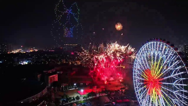 Guiyang Happy World: Fireworks and Lantern Festival Illuminate the Festive Nights of the Year of the Snake_fororder_企业微信截图_17391720954298