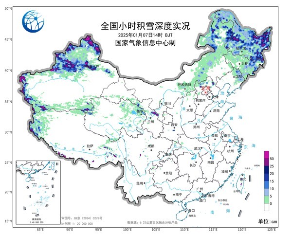 2025年南方首轮大范围雨雪要来了 降雪时段集中在这两天
