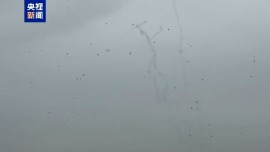 视频丨以色列称拦截部分从黎巴嫩发射的火箭弹