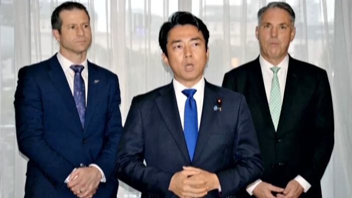 视频丨日防卫大臣大肆“推销”日本护卫舰