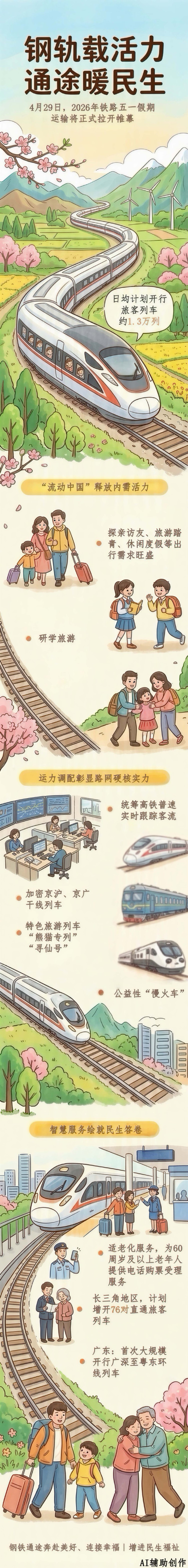 钢轨载活力，通途暖民生