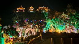 天水秦安：灯耀凤山 韵传民俗