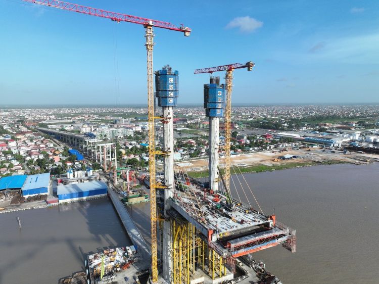 劳动荣光 筑梦海外丨架设友谊之桥 中国基建速度令圭亚那民众惊叹不已