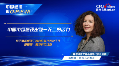 【中国经济很O-P-E-N!】塞尔维亚工商会驻华代表处主任：中国市场展现出独一无二的活力_fororder_塞尔维亚工商会驻华代表处主任-1920x1080(1)