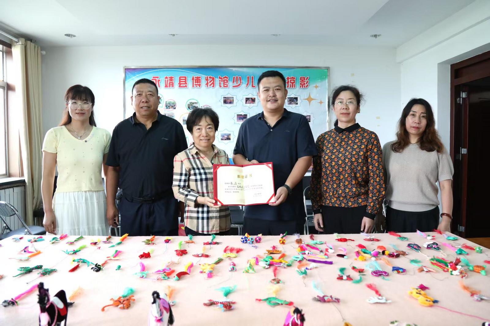 90余件手工艺品“落户”临夏州永靖县博物馆