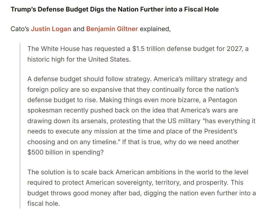 深观察 | 只有大炮，没有黄油：白宫预算暴露美国危险转向