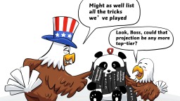【Editorial Cartoon】Airing dirty laundry, American style