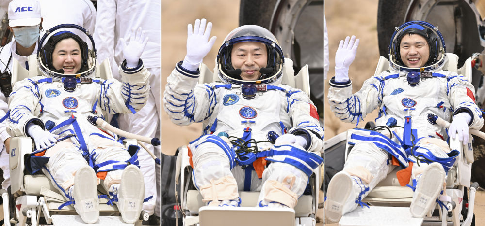 新华全媒+丨大漠长风起 神舟破云归——写在神舟十九号航天员乘组天外凯旋之际