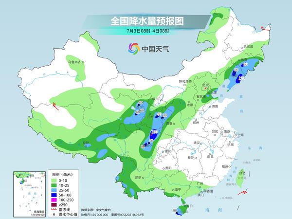 华北、东北等地将有3次降雨过程 中东部地区将现大范围“桑拿天”