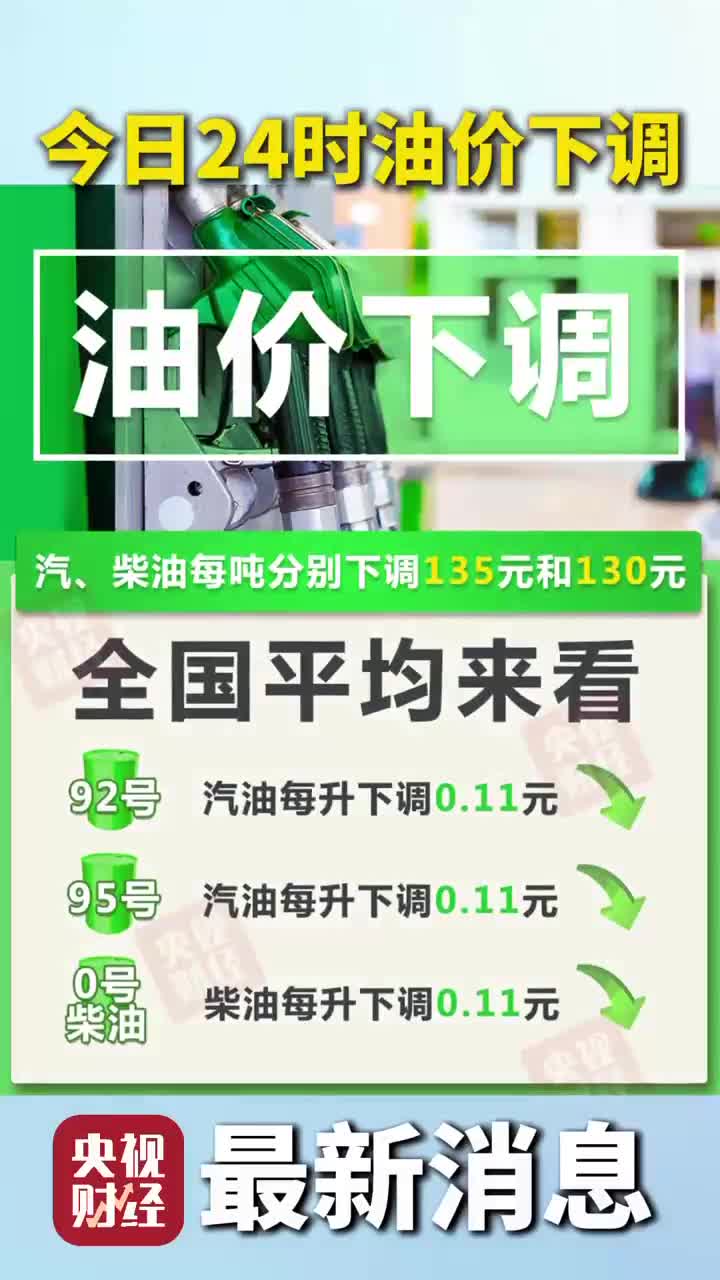 今晚油价下调，加满一箱油将少花5.5元- 国际在线移动版