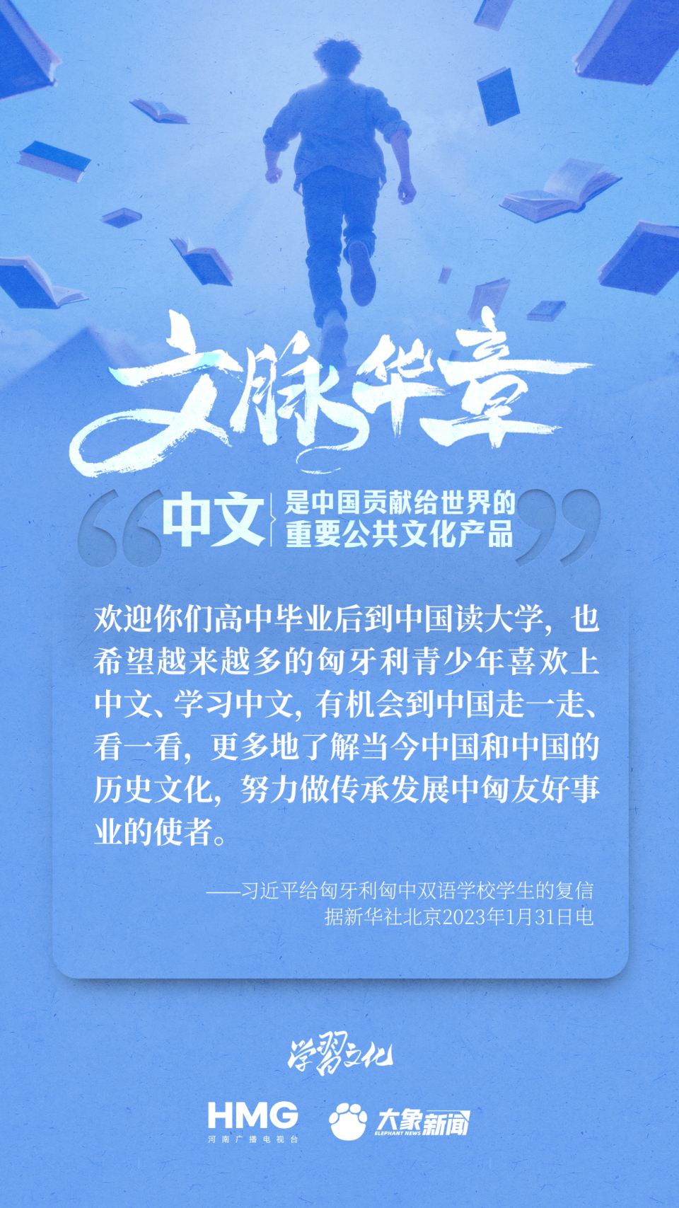 文脉华章|中文是中国贡献给世界的重要公共文化产品