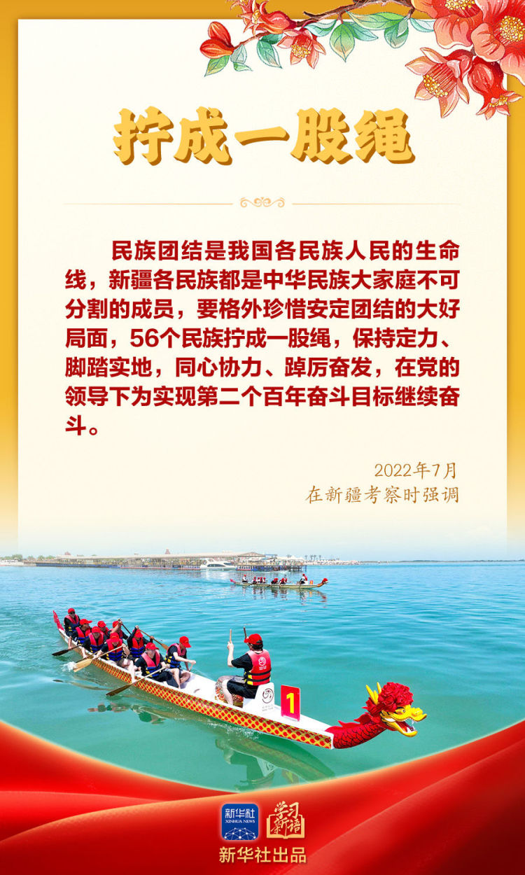 学习新语｜“让民族团结之花开遍天山南北”