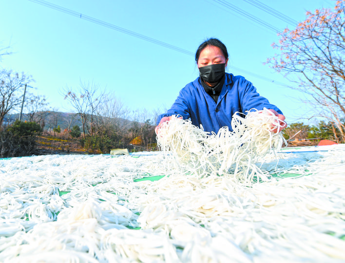 一“面”之缘!坝镇“晒”出浓浓年味