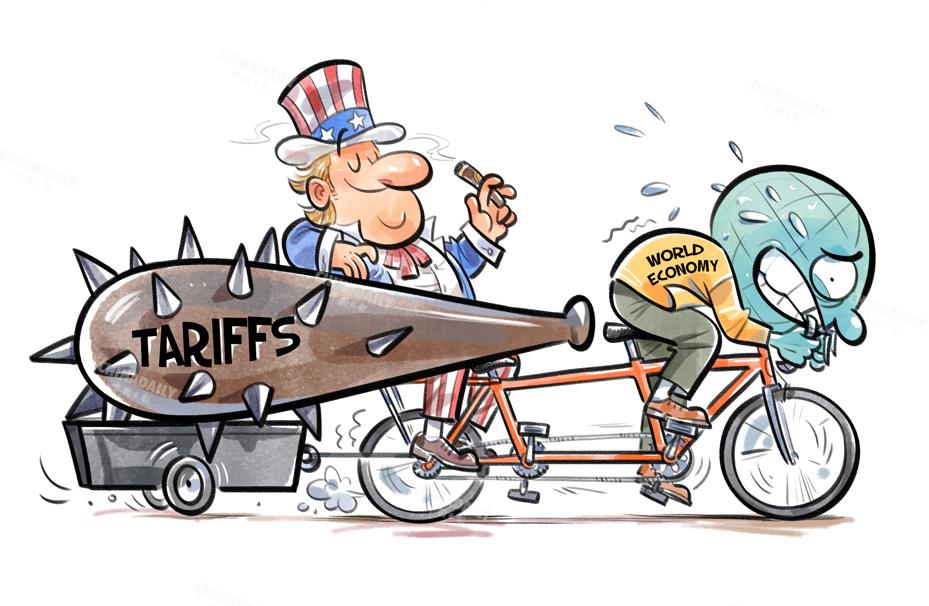 【世界说】外媒：美国关税举措恐引发连锁反应 全球贸易与美国企业家庭共承压