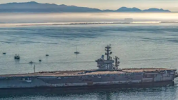 美军“尼米兹”号航母打击群进入加勒比海_fororder_企业微信截图_20260521091817