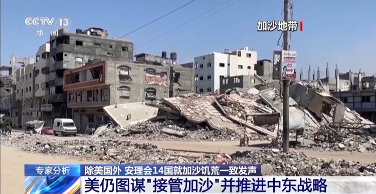 偏袒以色列 美国未加入安理会14国关于加沙饥荒联合声明