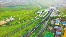 满洲里铁路口岸通行中欧班列超2600列