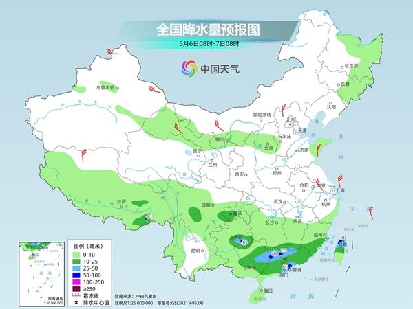 江南、华南较强降雨影响返程 北方大部分地区仍有风沙