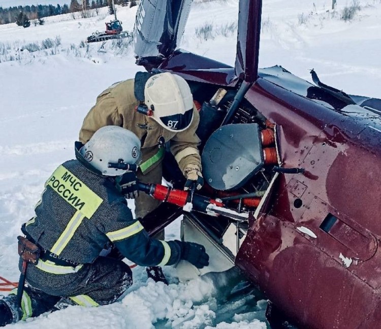 一架私人直升机在俄罗斯坠毁 2人遇难