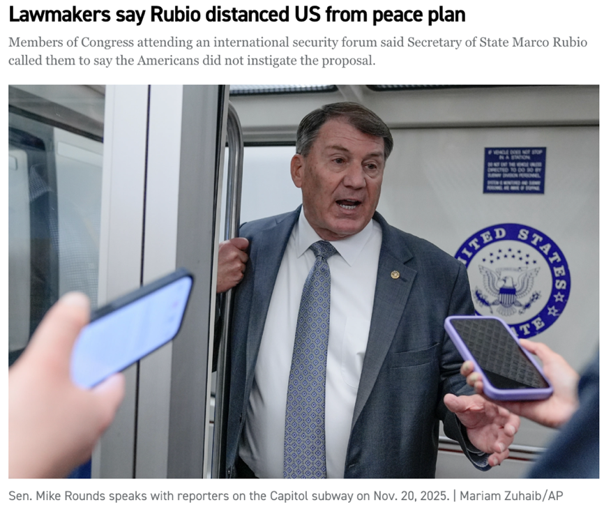 北美观察丨事关结束俄乌冲突28点新计划 未来几天很关键