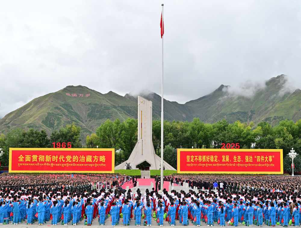 高清大图丨西藏自治区成立60周年庆祝大会现场直击