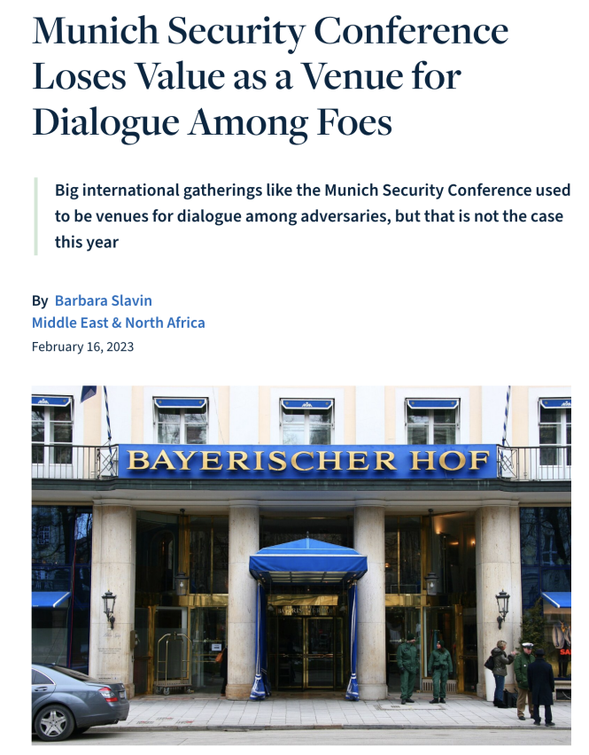 2025慕安会｜中方学者代表：在国际多边场合既要懂沟通也要会辩论