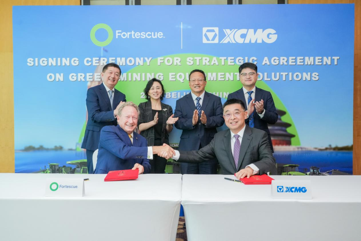 XCMG Secures China's Largest Export Order for Green Mining Equipment, Partners with Fortescue to Advance Zero-Carbon Future_fororder_图片2