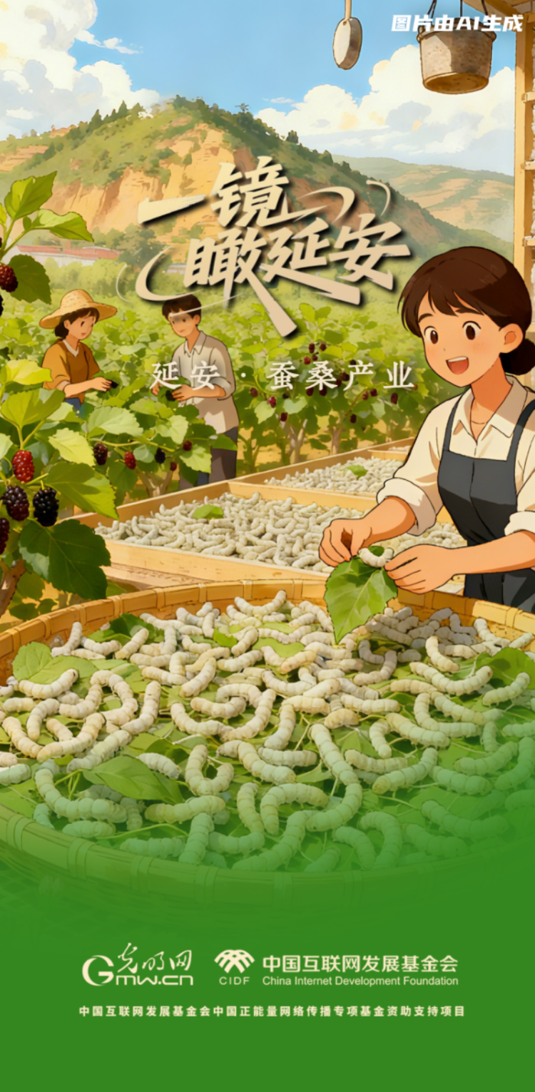 【一镜瞰延安·AI海报】苹果甜、光伏亮……这些产业有了“新花样”