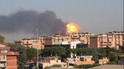 意大利罗马一加油站爆炸 至少21人受伤
