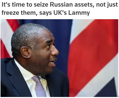 提议“没收”俄资产 英国有意主导欧洲安全事务！