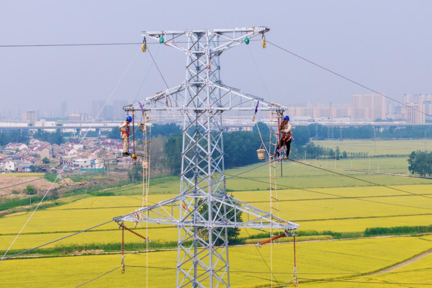 State Grid Huai’an Power Supply Company Supports Relocation of the “Power Artery” for the Huaihe River Sea-entry Channel_fororder_图片12