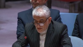 视频丨伊朗代表谴责美国对伊朗实施海上封锁