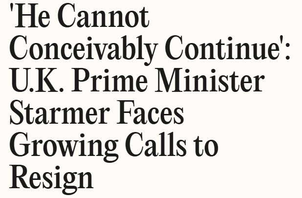 闪评 | 爱泼斯坦案持续发酵 英国议会将投票决定是否调查首相