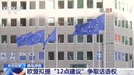 欧盟拟提“12点建议” 意图在俄乌冲突上争取话语权