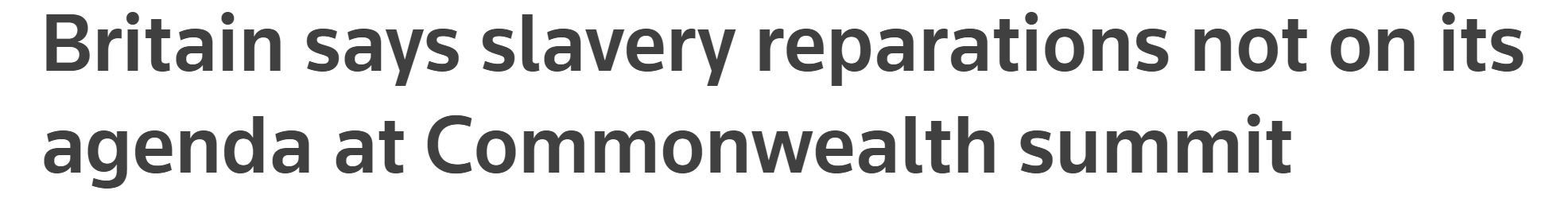 英国拒谈奴隶贸易历史问题的背后