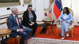 委内瑞拉代总统会见美能源部长