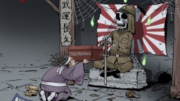 【Editorial Cartoon】Selling Out His Ancestors for Gain