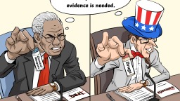 【Editorial Cartoon】A Reappearance of the “White Powder”