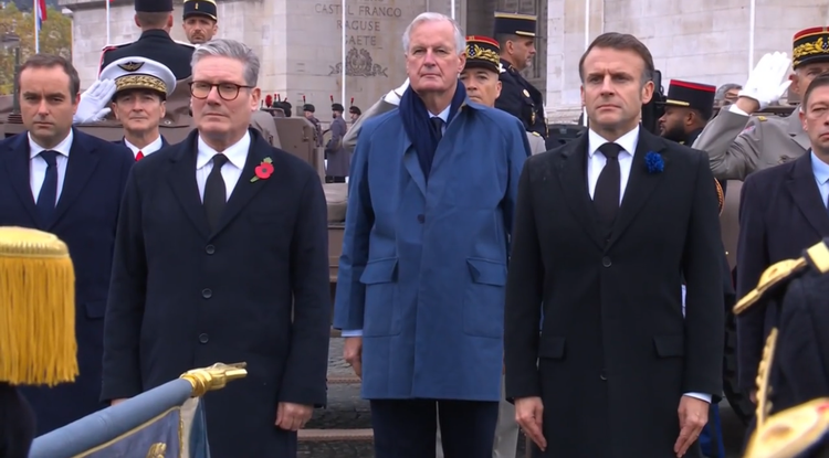 法国举行一战停战日纪念活动