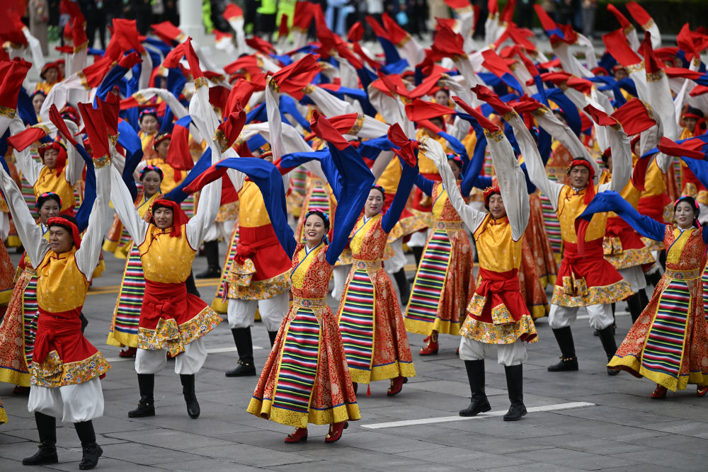 高清大图丨西藏自治区成立60周年庆祝大会现场直击