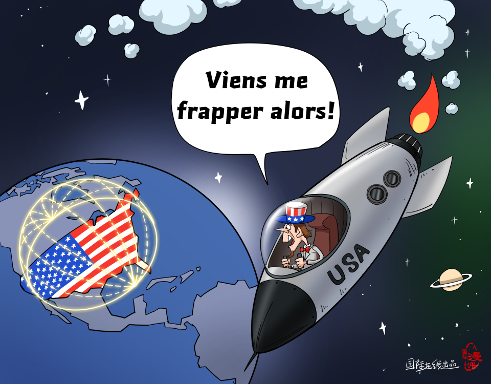 【Actualité en caricatures】Viens me frapper alors!_fororder_法语