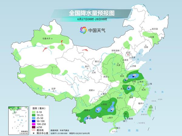 湖南湖北等地需警惕降雨次生灾害 江南东部高温明起增多