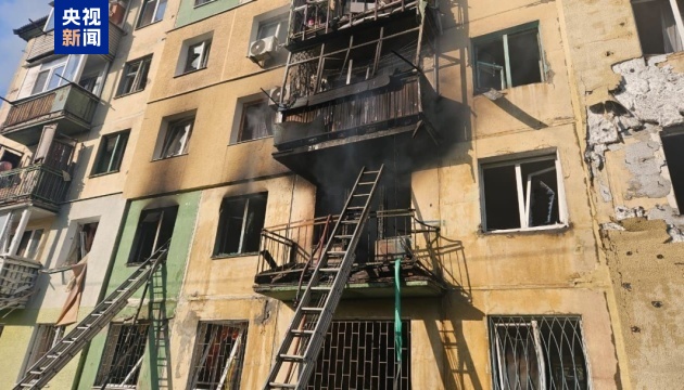乌克兰第聂伯罗彼得罗夫斯克州遭袭 致3死14伤