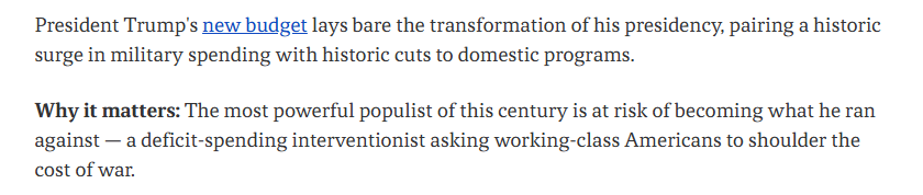 深观察 | 只有大炮，没有黄油：白宫预算暴露美国危险转向